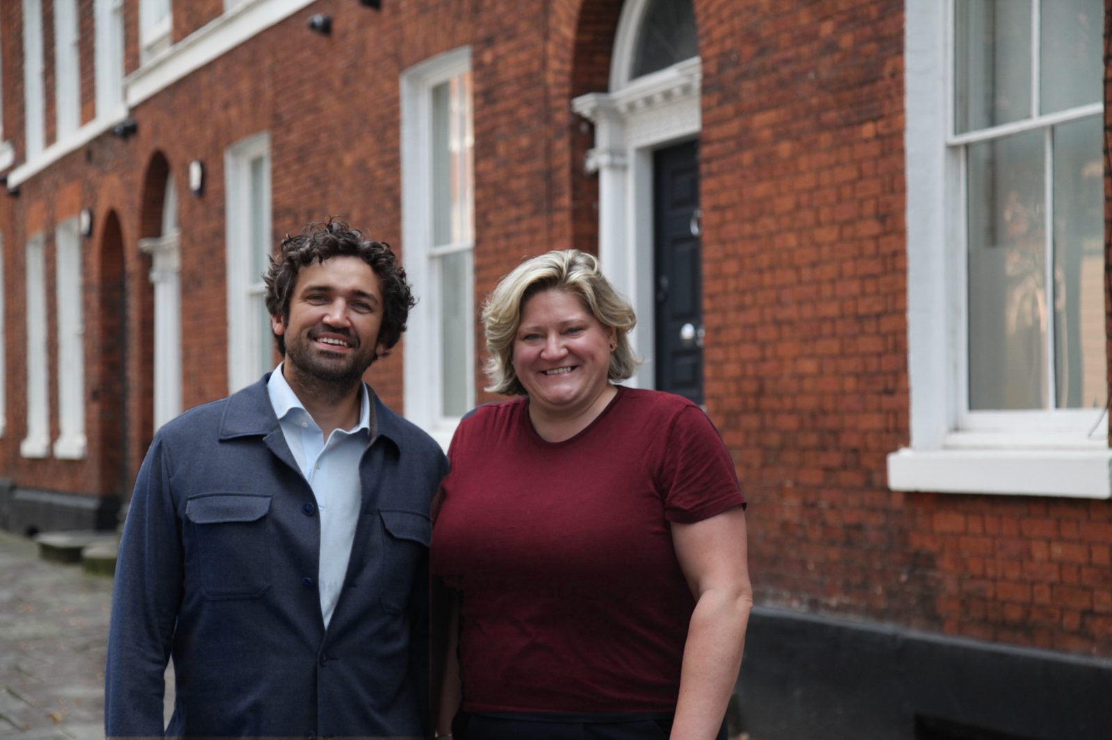 Marcus Emadi and Charlotte Coates